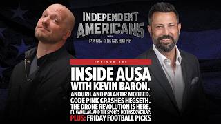 Inside AUSA with Kevin Baron. Anduril and Palantir mobbed. Code Pink crashes Hegseth. The drone revolution is here. F1, Cadillac, and the sports-defense overlap. Plus: Friday Football Picks