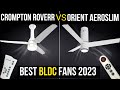 Best BLDC Fan 2023 | Crompton Roverr Underlight VS Orient Aeroslim Comparison - Beauty with Savings