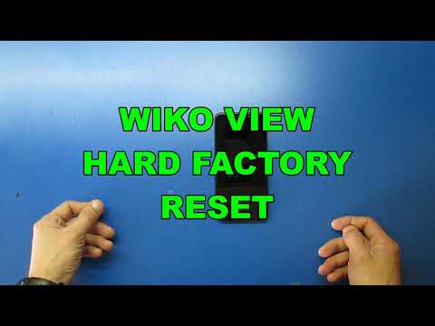 Hard factory reset Wiko view
