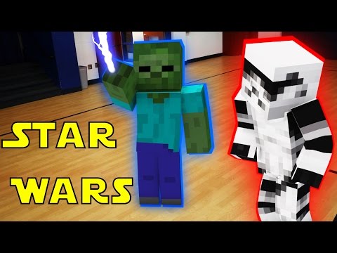Monster School in Real Life Episode 14: Star Wars! The Force - Minecraft Animation