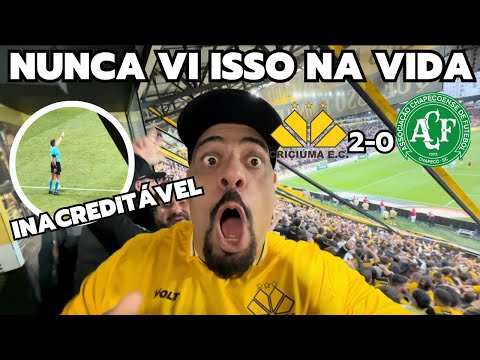 ISSO FOI INACREDITÁVEL - JOGO DO ANO E SHOW DA TORCIDA NO MAJESTOSO - CRICIÚMA 2 x 0 CHAPECOENSE