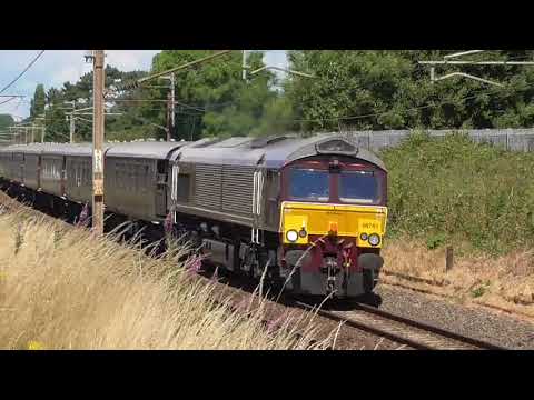 66743/66746 on The Royal Scotsman, Sun. 8th July 2018
