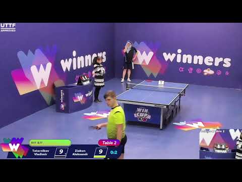 WINners CUP table 2  20.01  Tatarnikov Vladimir - Ziakun Aleksandr  17:00