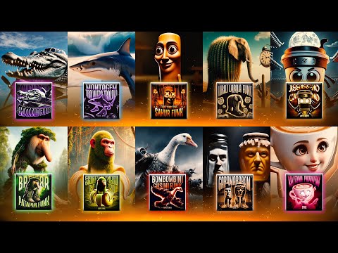 ALL BRAINROT ANIMALS MEME FUNK