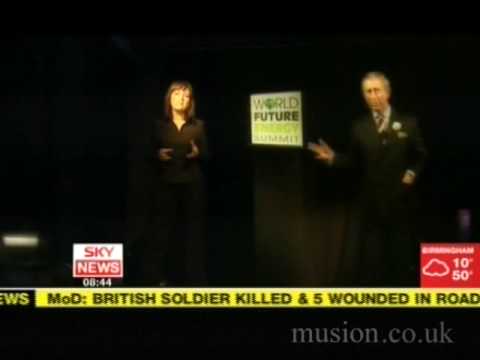 Hologram of Prince Charles - Musion Holographic Projection