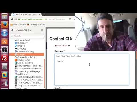 Terry A Davis - CIA Moment