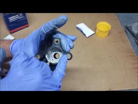 Johnson 15 HP Rebuild Part 11; Water Pump and Gearcase Install
