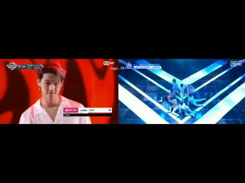 GOT7 선배님 With Produce X 101 동생이 Looks Amazing (GOT7 1st voice & Produce x 101 2nd voice)