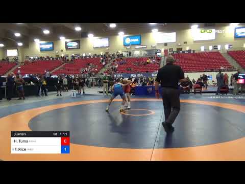 2018 Marine Corps US Open/Senior Men's Greco-Roman 63 Quarters - Hayden Tuma (Army) Vs. Travis Ric