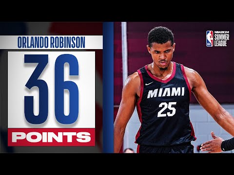 Orlando Robinson GOES OFF For 36 Points In Heat W!