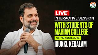 LIVE: Interactive Session with Students of Marian College | Idukki, Keralam