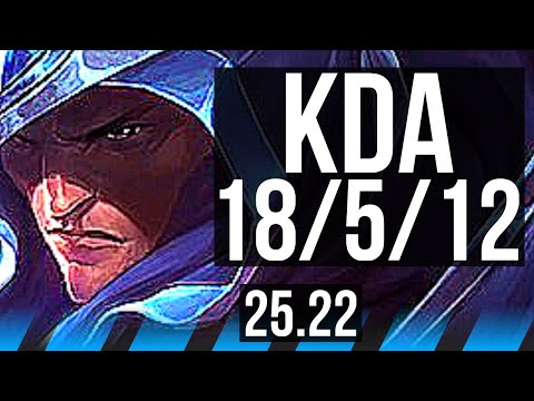 TALON vs ORIANNA (MID) | 8 solo kills, 18/5/12, Dominating | KR Diamond | 25.22