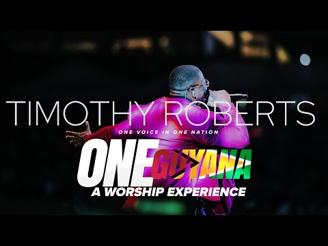 Timothy Roberts at One Guyana Worship Experience. @ Guyana Nationa Stadium