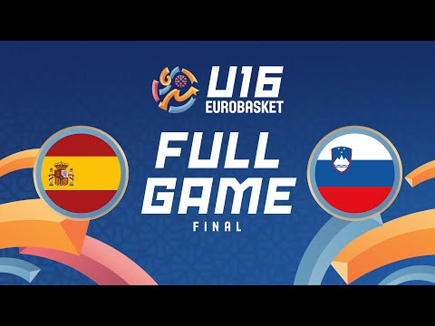 Final | Spain v Slovenia | Full Basketball Game | FIBA U16 Women's EuroBasket 2025