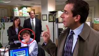 the office cast breaking character in the show (Mostly John Krasinski)
