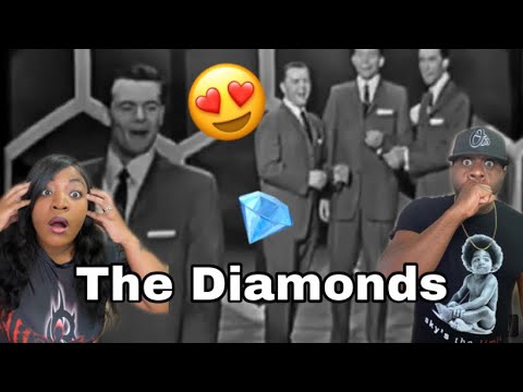 THE BEST SOUND WE'VE EVER HEARD!!!  THE DIAMONDS  - LITTLE DARLIN'  1957   (REACTION)