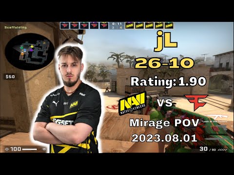 【jL POV】(26-10) NaVi vs FaZe (mriage) IEM Cologne 2023