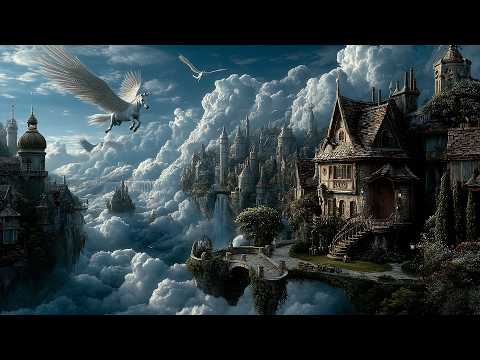 Enchantment Village Above Cloud | Ethereal Melodies & Otherworldly Visuals for Relaxation