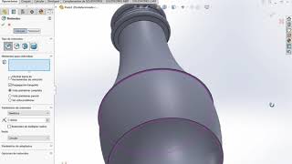 Como realizar una botella de cristal de coca cola 200 ml en solidworks