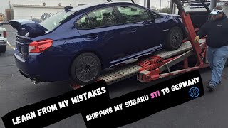 How to ship your car overseas | PCS to Germany