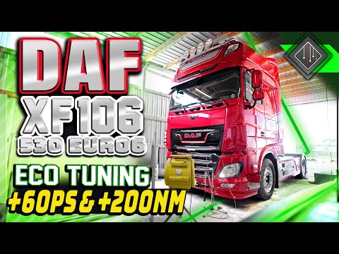 DAF XF 106 530(Euro 6) | DIMsport Powerbox ! | ECO-Tuning | MAHA LKW Prüfstand | mcchip-dkr