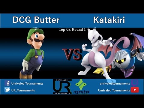 Southern Ohio Smash  Top 64 Round 1 - DCG Butter (Luigi) vs Katakiri (Meta Knight, Mewtwo)