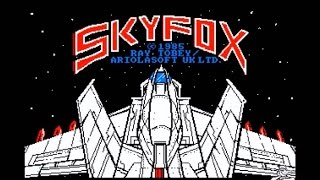 [Amstrad CPC] Skyfox - Longplay