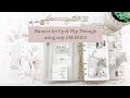 Setting Up A Planner With FREE Inserts