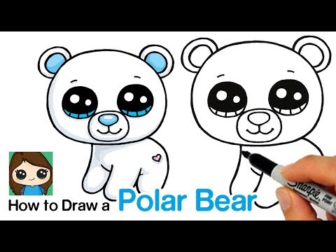 How to Draw a Polar Bear Easy | Beanie Boos