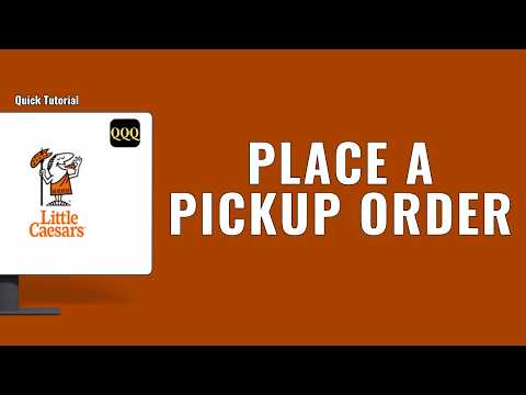 How to Place a Pickup Order in The Little Caesars ?