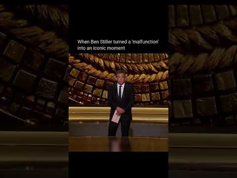 Academy Awards 2001, Ben Stiller turned a deliberate stage malfunction into an iconic live-TV moment