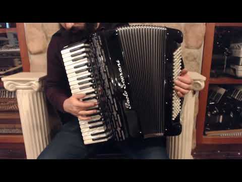 PSPRO41120BK - Black Paolo Soprani Professionale Piano Accordion LMMM 41 120 $5499