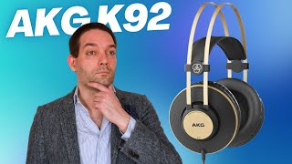 Video thumbnail for AKG K92 Headphones - Best Entry Level Studio Headphones? by Review Tech TV