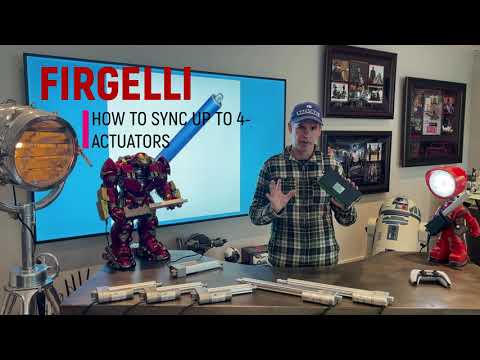 How do you SYNC up to 4 Actuators so they all run at the exact same speed. Actuator Sync-101