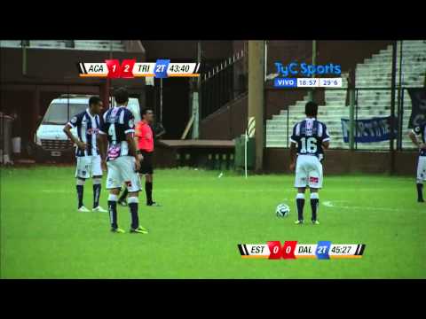Golazo de tiro libre de Britez Ojeda para Tristan Suarez 3 vs Acassuso 1