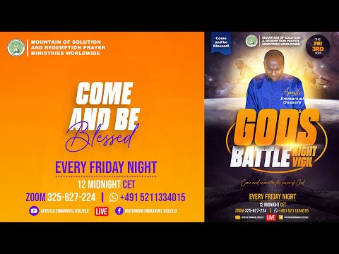 MSRPM GOD’S BATTLE NIGHT VIGIL, 12 MIDNIGHT CET 05.03.2022