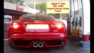 Jaguar F Type V6 S Exhaust valves   Seized but Freed