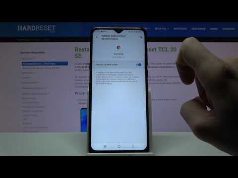 How to enable unknown sources on TCL 20 SE