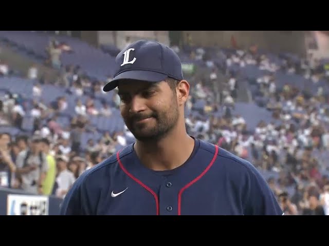 ライオンズ・メヒア選手ヒーローインタビュー 2015/6/21 Bs-L