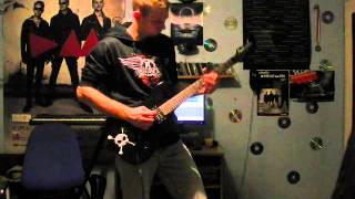 Saxon Broken Heroes Guitar Cover Live