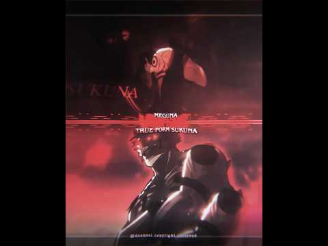 MEGUNA (20F) VS TRUE FORM SUKUNA || JUJUTSU KAISEN MANGA || 4K 120FPS