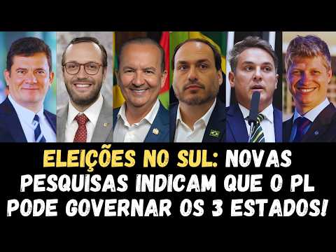 Nova pesquisa revela virada no Sul: PL avança forte em governos e Senado!