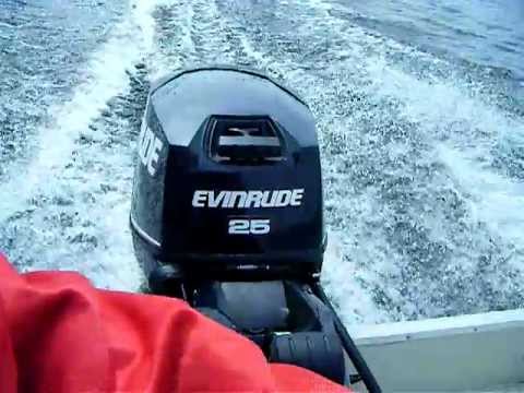 25hp evinrude e-tec takeoff video
