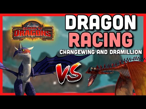 WHO IS FASTER? | Dramillion VS Changewing [Racing Challenge] - School of Dragons (SoD) Gameplay