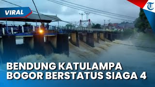 AIR SUNGAI CILIWUNG NAIK! Bendung Katulampa Bogor Berstatus Siaga 4, Warga Diminta Waspada