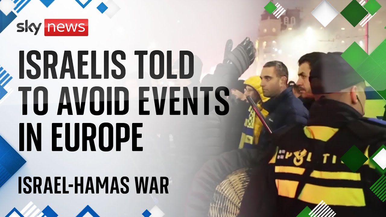 Israeli citizens told not to attend events in some European countries