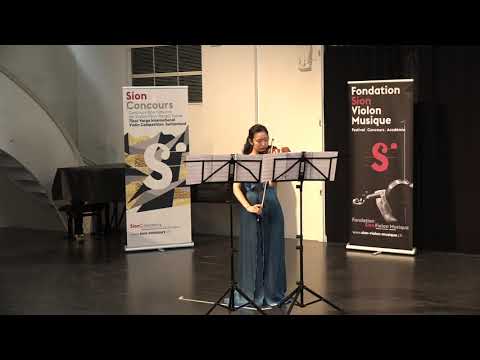 Michel Petrossian, "Stilleven" - Yoko Ishikura, violin (Tibor Varga International Competition)