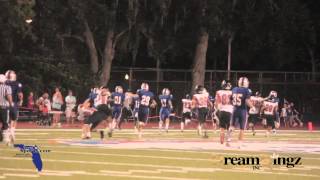 CALVIN LEWIS HITS FOR 6 ON KICKRETURN VS BOLES