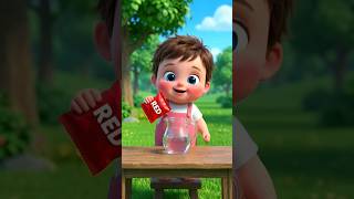 Download lagu Cute Baby Mixing Magic Colors! 🌈🥤 | Learn Colors – Red, Blue, Pink, Green & Yellow | #Shorts mp3