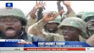 COAS Joins Troops On The Frontline For Mop Up Boko Haram Operation